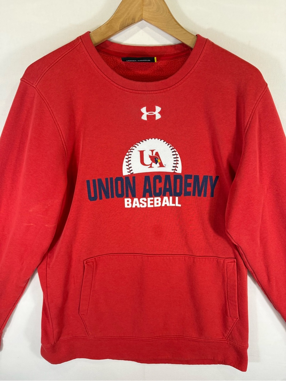 Under Armour Red Union Academy Baseball Youth Sweatshirt
